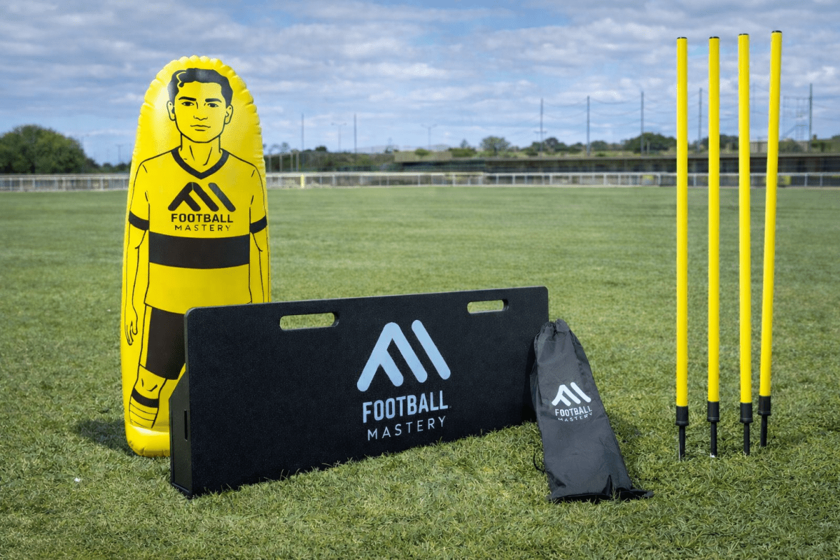 Air Mannequins + Rebound Board + Speed Poles - Football Mastery