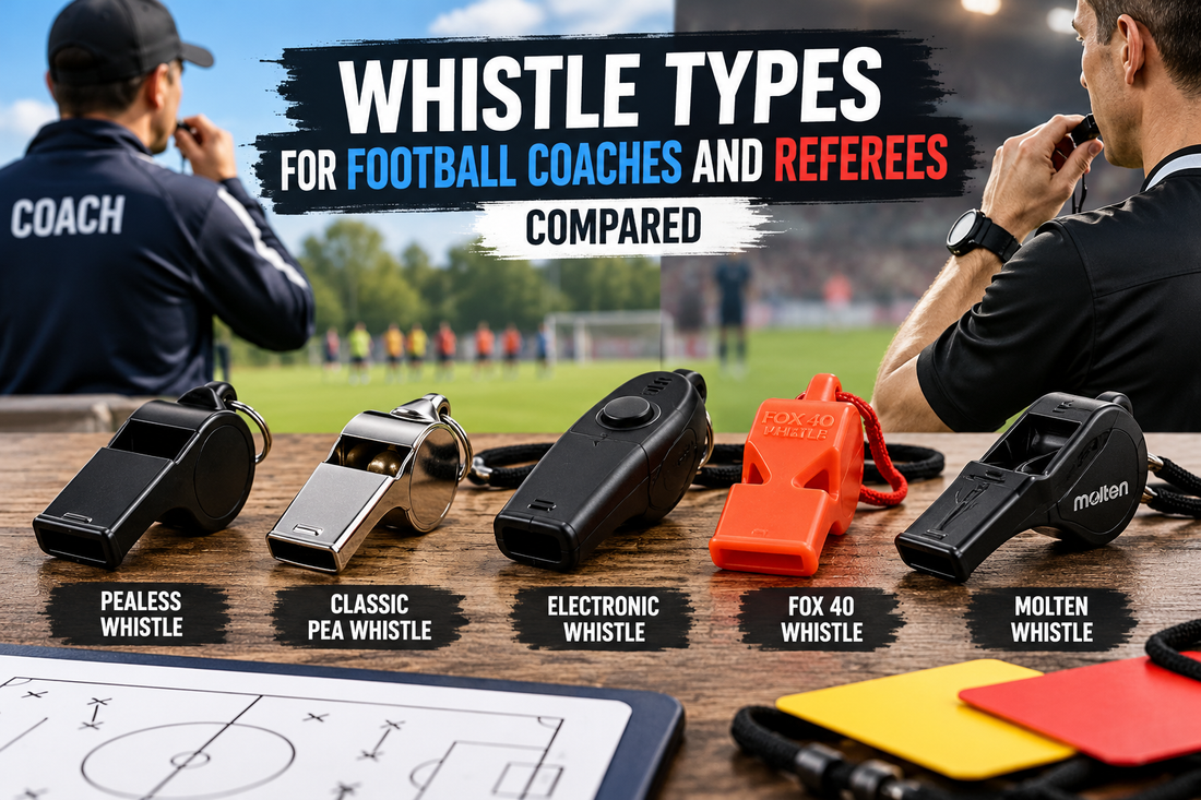 Whistle Types for Football Coaches and Referees Compared