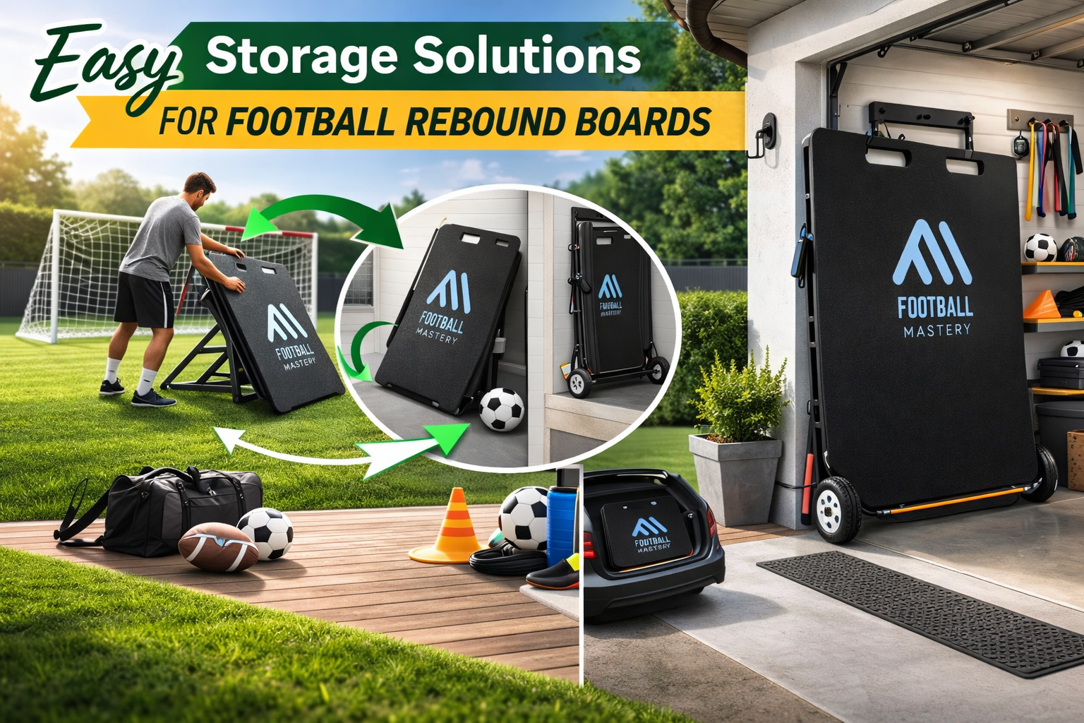 Easy Storage Solutions for Football Rebound Boards – Football Mastery