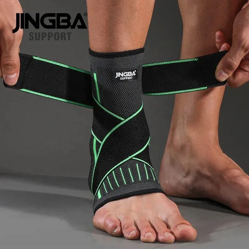 Adjustable Ankle Support Compression Sleeve UK with Strap for Sports & Recovery - Football Mastery