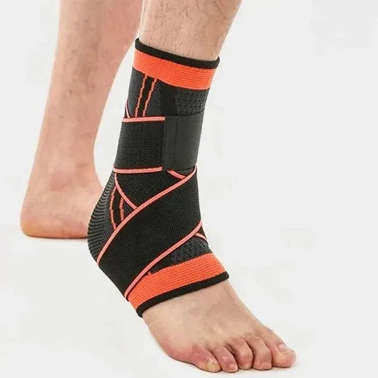 Adjustable Compression Ankle Support Brace UK for Gym & Sports - Football Mastery