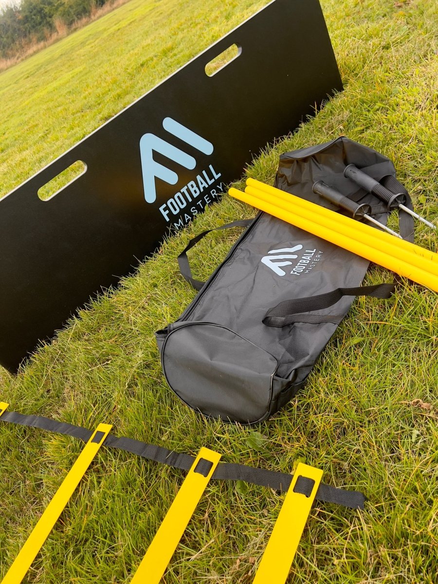 Agility Ladder + Rebound Board + Speed Poles - Football Mastery