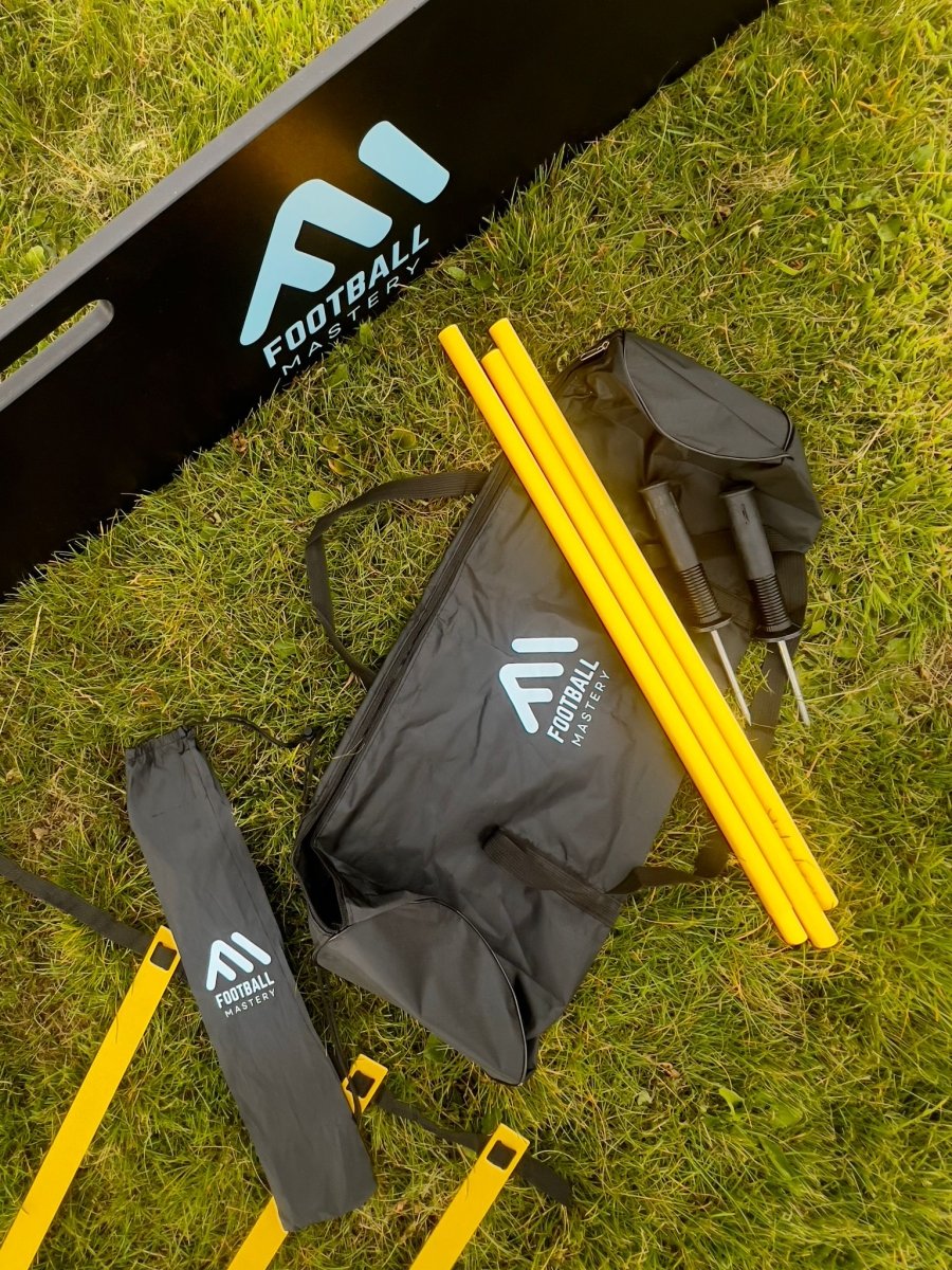 Agility Ladder + Rebound Board + Speed Poles - Football Mastery