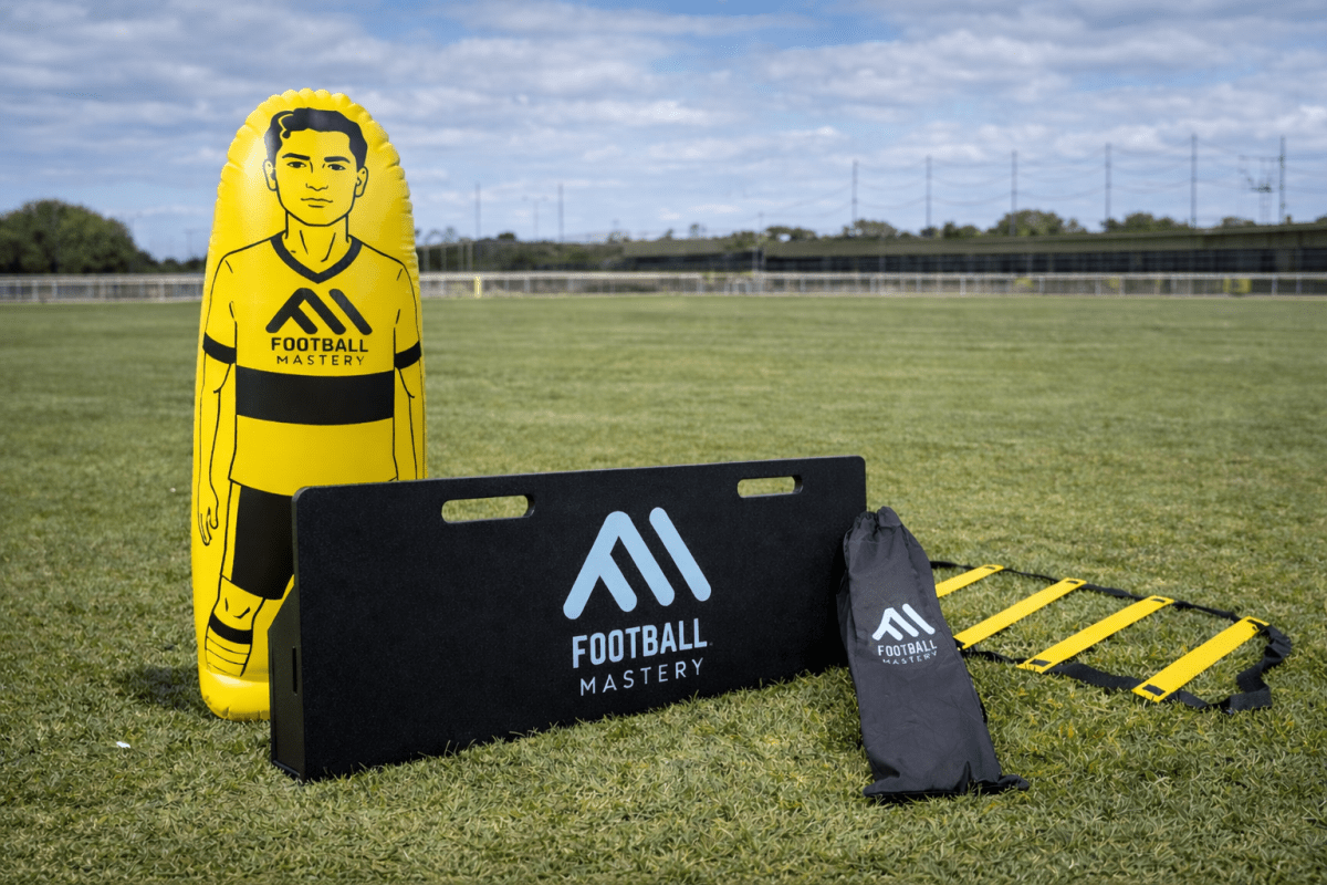 Air Mannequins + Rebound Board + Agility Ladder - Football Mastery